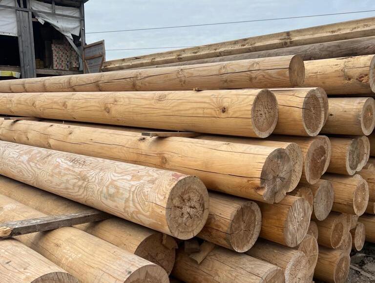 Оцилиндрованное бревно